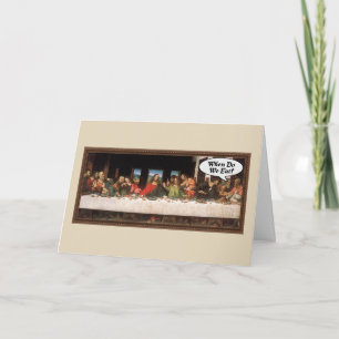 Cartes Pour Fêtes Annuelles Quand Mangeons-Nous ? - Dîner Dernier pour les fêt