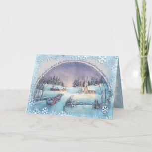 Cartes Pour Fêtes Annuelles QUAND UN DIEU TOUCHÉ par SHARON SHARPE