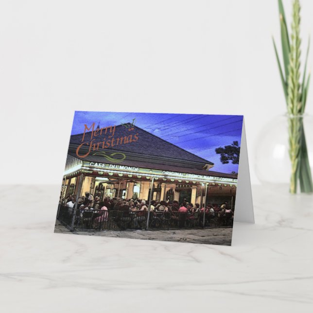 Cartes Pour Fêtes Annuelles Quarter Christmas (Devant)