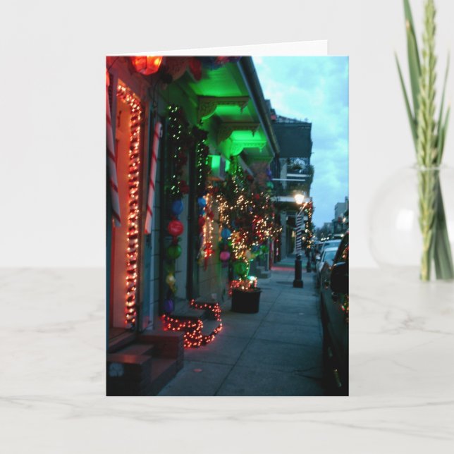 Cartes Pour Fêtes Annuelles Quarter Christmas (Devant)