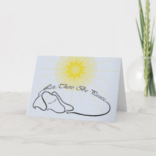 Cartes Pour Fêtes Annuelles Que la paix soit