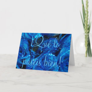 Cartes Pour Fêtes Annuelles ¡Qué lo paséis bien ! Roses espagnols de Pâques