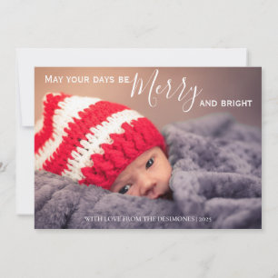 Cartes Pour Fêtes Annuelles Que vos jours soient joyeux et lumineux photo