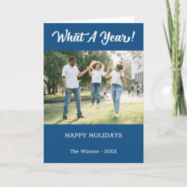 Cartes Pour Fêtes Annuelles Quel An Moderne 2 Photo Bleu