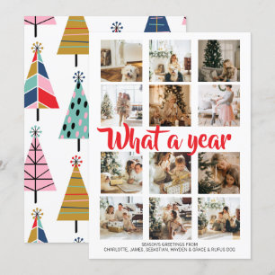 Cartes Pour Fêtes Annuelles Quel an photo Noël personnalisé