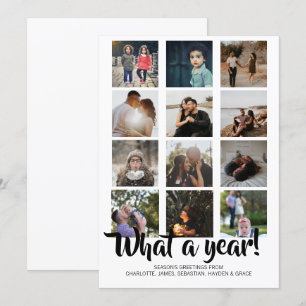 Cartes Pour Fêtes Annuelles Quel an photo Noël personnalisé