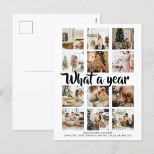 Cartes Pour Fêtes Annuelles Quel an photo Noël personnalisé