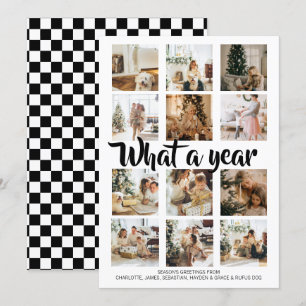 Cartes Pour Fêtes Annuelles Quel an photo Noël personnalisé