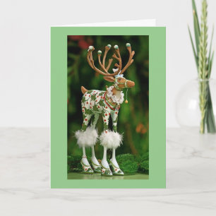 Cartes Pour Fêtes Annuelles Quel renne drôle !