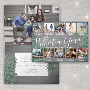 Cartes Pour Fêtes Annuelles Quelle année ! 11 Photo Noël Vert et bois