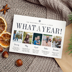 Cartes Pour Fêtes Annuelles Quelle année Bilan de l'année 5 Collage photo