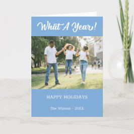 Cartes Pour Fêtes Annuelles Quelle Année Moderne 2 Photo Bleu clair