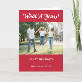Cartes Pour Fêtes Annuelles Quelle Année Moderne 2 Photo Rouge