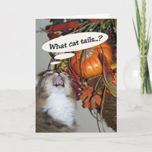 Cartes Pour Fêtes Annuelles Queues de chat