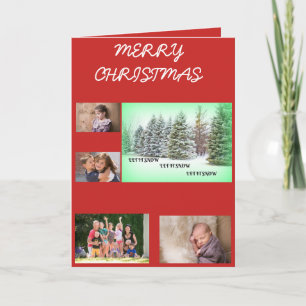 Cartes Pour Fêtes Annuelles Qu'il neige ! Qu'il neige ! Qu'il neige ! 4 Photos
