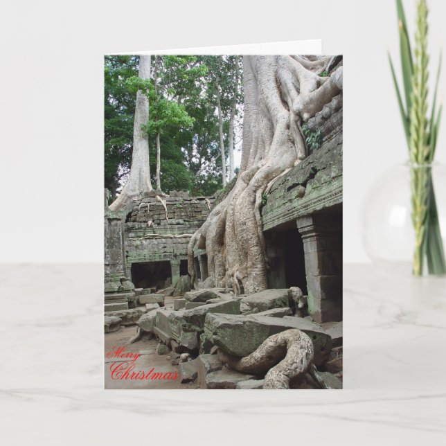 Cartes Pour Fêtes Annuelles Racines d'arbre aux ventres Phrom (Devant)