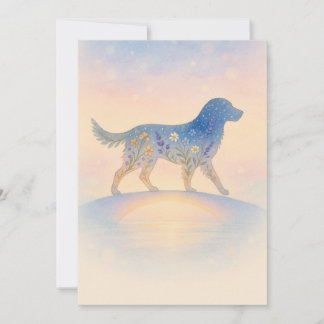 Cartes Pour Fêtes Annuelles Rainbow Bridge Wildflower Pet Silhouette