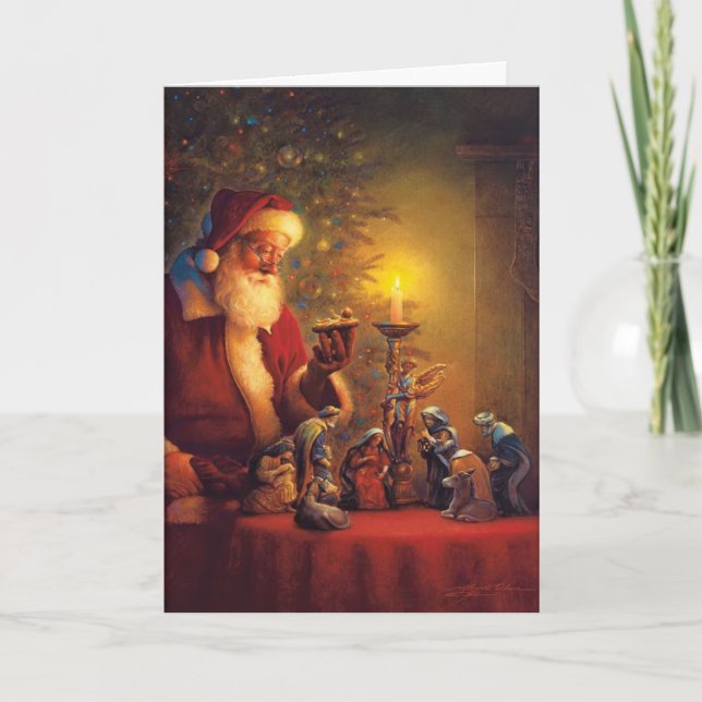 Cartes Pour Fêtes Annuelles Raison de la saison (Devant)
