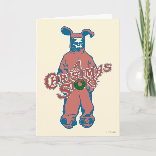 Cartes Pour Fêtes Annuelles Ralphie | Cauchemar Rose (Devant)