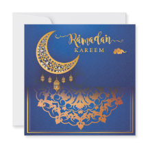 Ramadan customisé Kareem Moubarak Bleu et doré 5