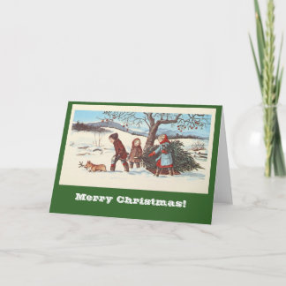 Cartes Pour Fêtes Annuelles Ramenez chez vous l'arbre de Noël