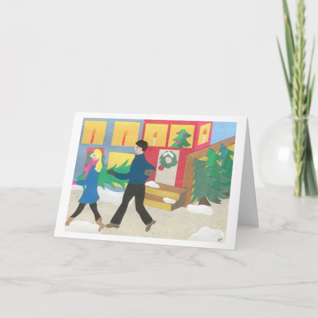 Cartes Pour Fêtes Annuelles Ramenez l'arbre à la maison (Devant)
