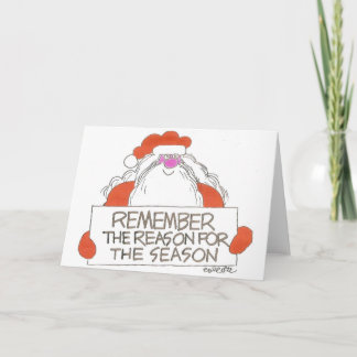 Cartes Pour Fêtes Annuelles Rappelez-vous la raison de la saison