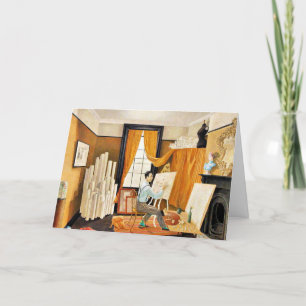 Cartes Pour Fêtes Annuelles Ravilier - Edward Bawden travaille dans son studio