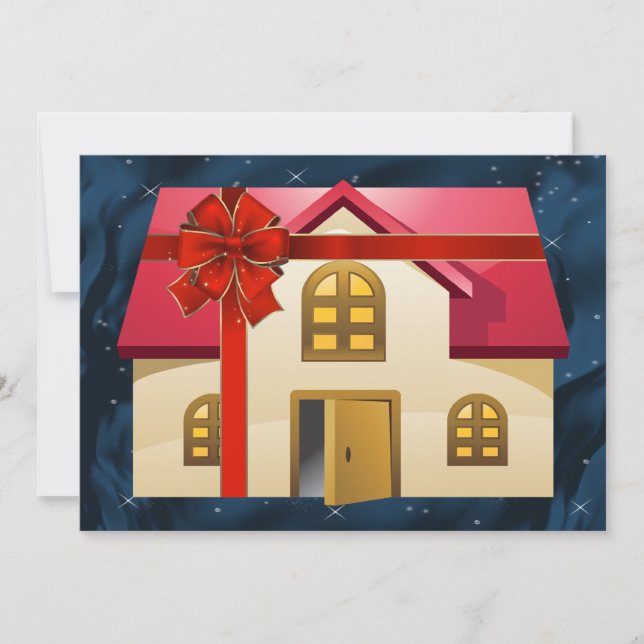 Cartes Pour Fêtes Annuelles real estate Holiday (Devant)