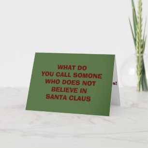 CARTES POUR FÊTES ANNUELLES REBEL SANS CLAUS AU MOMENT DE NOËL ?