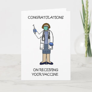 Cartes Pour Fêtes Annuelles Réception de 19 vaccins contre le virus Covid