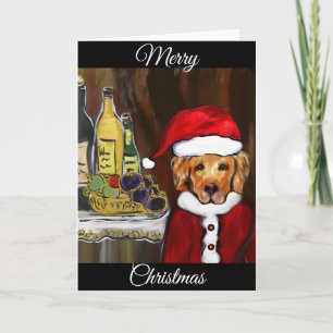 CARTES POUR FÊTES ANNUELLES RÉCUPÉRATION D'OR PÈRE NOËL
