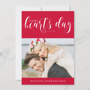 Cartes Pour Fêtes Annuelles Red Happy Heart's Day   Photo Saint Valentin