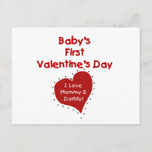 Cartes Pour Fêtes Annuelles Red Heart maman et papa Valentine