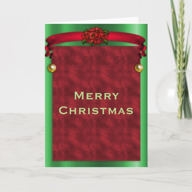 Cartes Pour Fêtes Annuelles Red Velvet Joyeux Noël (Devant)