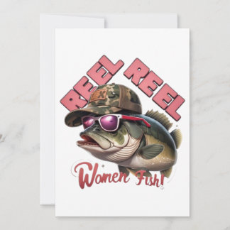 Cartes Pour Fêtes Annuelles Reel Reel Femmes poisson