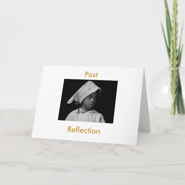 Cartes Pour Fêtes Annuelles Réflexion passée (Devant)