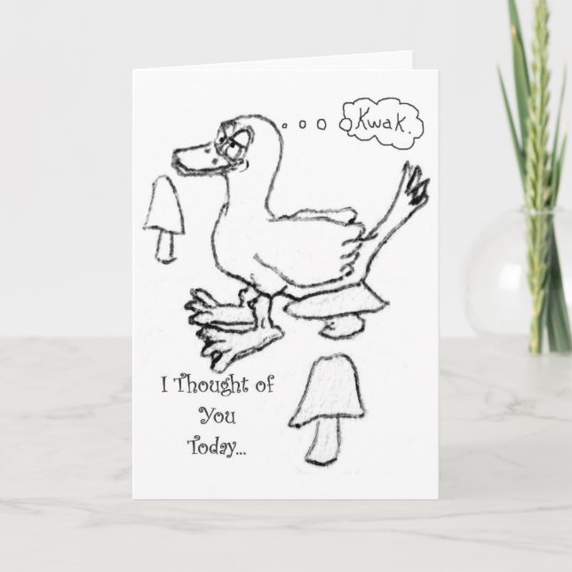 Cartes Pour Fêtes Annuelles Réflexions stupides sur vous (Devant)