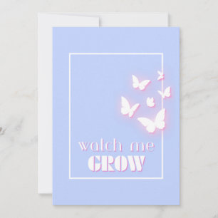 Cartes Pour Fêtes Annuelles Regardez-moi grandir, Motivationnel, Inspirationne