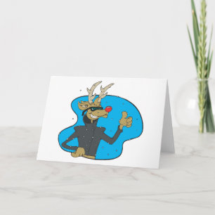 Cartes Pour Fêtes Annuelles Reindeer