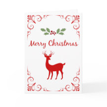Reindeer de Noël Holly Classique Élégant