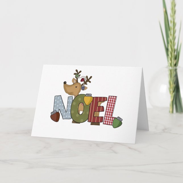 Cartes Pour Fêtes Annuelles Reindeer Noel Tshirts et cadeaux de vacances (Devant)
