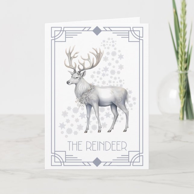 Cartes Pour Fêtes Annuelles Reinder (Devant)