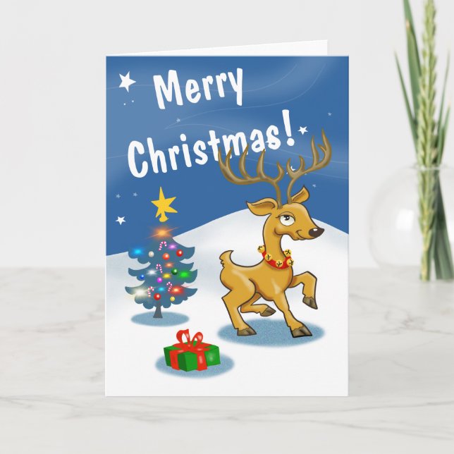 Cartes Pour Fêtes Annuelles Reinder (Devant)