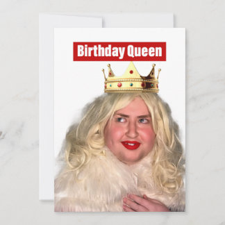 Cartes Pour Fêtes Annuelles Reine d'anniversaire