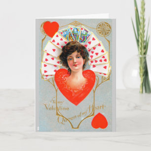 Cartes Pour Fêtes Annuelles REINE DES COEURS, Saint Valentin