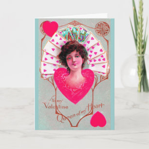 Cartes Pour Fêtes Annuelles REINE DES COEURS, Saint Valentin