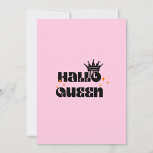 Cartes Pour Fêtes Annuelles Reine d'Halloween, Halloqueen, Art d'Halloween Rét