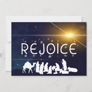 Cartes Pour Fêtes Annuelles REJOIR Noël Nativité Appartement