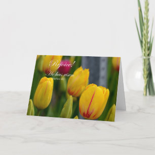 Cartes Pour Fêtes Annuelles Réjouissez-vous ! Il est ressuscité